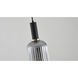 Canada 1 Light 5 inch Black and Antique Gold Pendant Ceiling Light
